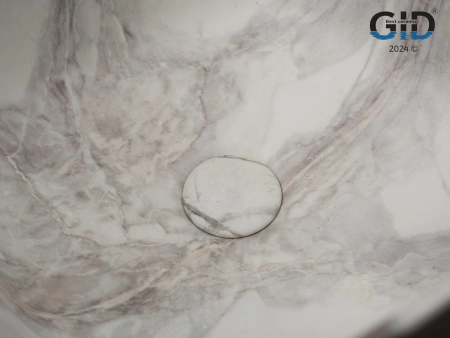 Накладная раковина GID Mnc9301 54480 37x36 под мрамор фото