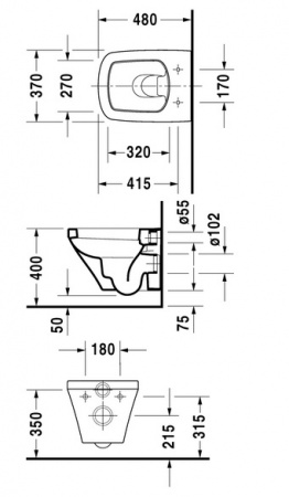 Унитаз подвесной Duravit Durastyle 2539090000 compact фото