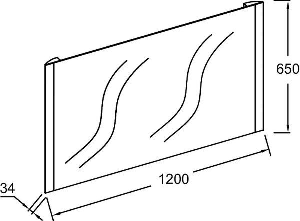Зеркало с подсветкой и подогревом Jacob Delafon Replique EB1475-NF 120 см фото