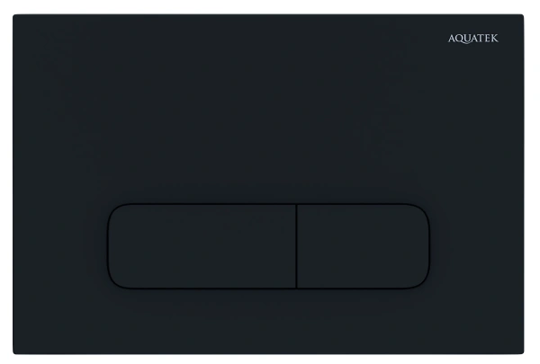 Клавиша смыва Aquatek Easy Fix 51 KDI-0000017 черная матовая фото
