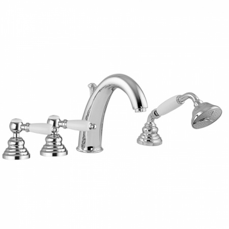 Смеситель на борт ванны Gattoni Vivaldi lever 1340013COcr фото