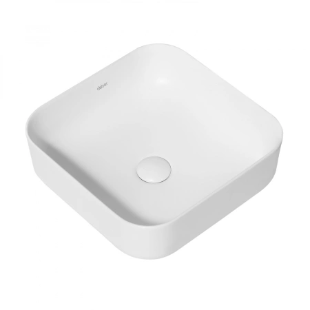 Накладная раковина Abber Rechteck AC2211MW 38x38 белая матовая фото