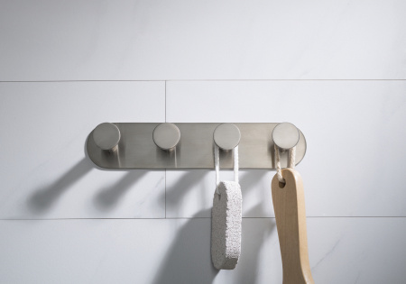 Планка с четырьмя крючками Timo Saona 13015/13 Никель фото