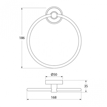 Полотенцедержатель Iddis Calipso CALSBO0i51 фото