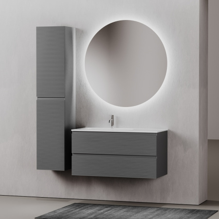 Тумба под раковину Sancos Folk FL100LGS Grey soft фото