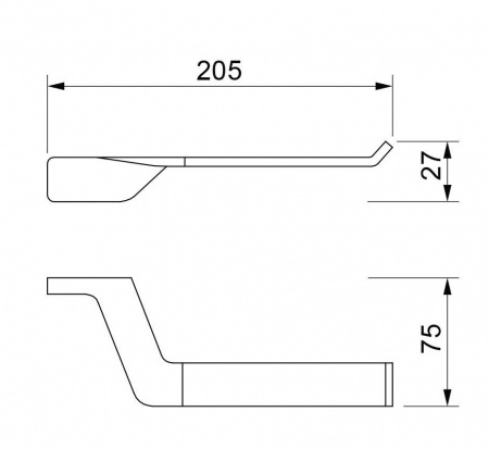 Держатель для туалетной бумаги Art&Max Gina AM-G-2735A-Nr фото