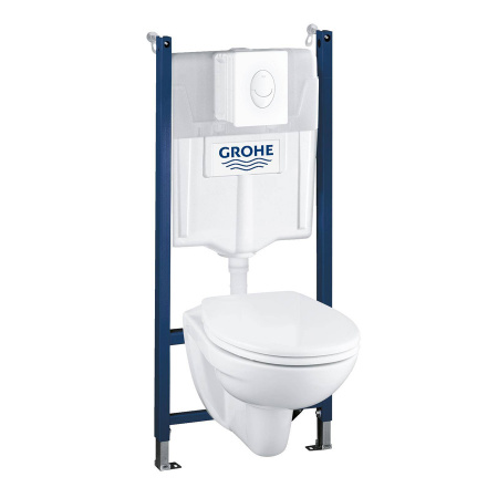 Комплект Grohe Rapid SL 39117000 подвесной унитаз + инсталляция + кнопка фото