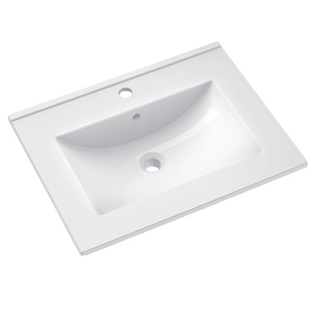 Тумба с раковиной Comfortу Муром-60П 00005266CF белая матовая фото