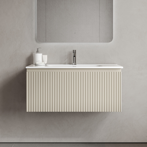 Тумба под раковину Sancos Snob R 1.0 SNR1.090CE Beige Soft фото