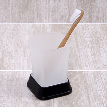 Стакан для зубных щеток WasserKRAFT Amper K-5428BLACK фото