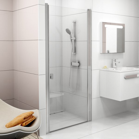 Душевая дверь Ravak Chrome CSD1-90 0QV70C00Z1 блестящий/transparent фото