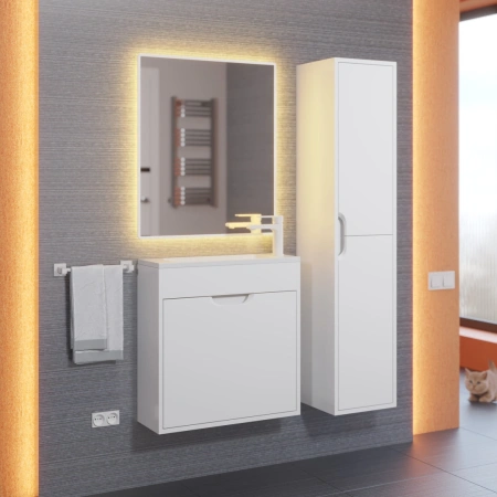 Тумба под раковину Uperwood Modul 60 2930205362 белая фото