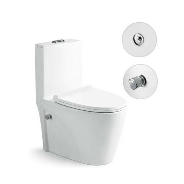 Унитаз напольный с функцией биде SantiLine SL-5012SM-BD фото