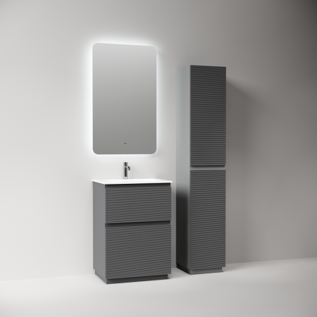 Тумба под раковину Sancos Folk Floor FL60FGS Grey soft фото