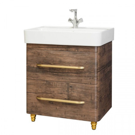 Тумба под раковину Bellezza Олимпия-60 орех фото