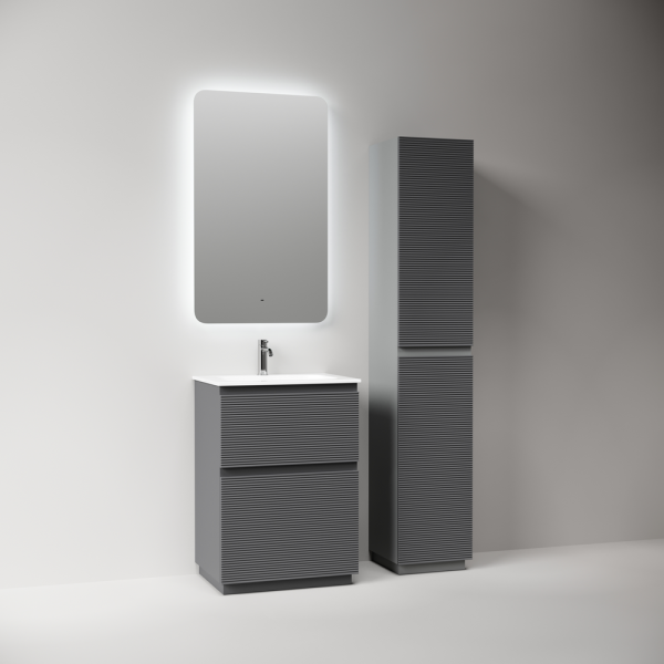 Тумба под раковину Sancos Folk Floor FL60FGS Grey soft фото