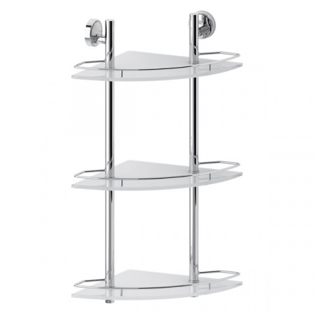 Полка угловая с ограничителем тройная FBS Ellea ELL 073 28 см фото