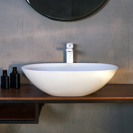 Накладная раковина Montebianco Loreto Cinque 400 12023 55x40 фото