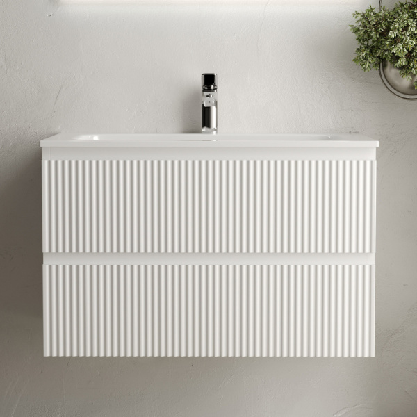 Тумба под раковину Sancos Snob R SNR80W Bianco фото