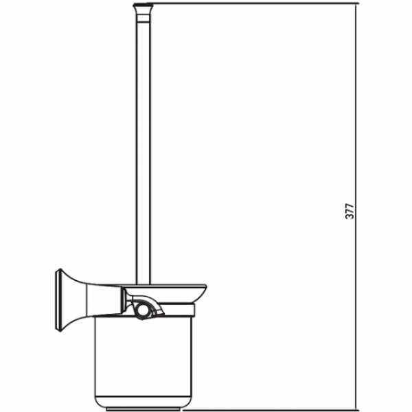 Ершик для унитаза Kaiser Bronze II KH-4006 фото