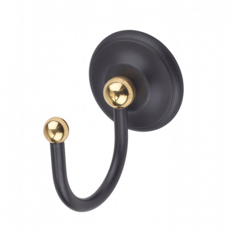 Крючок для ванной одинарный Art&Max Sophia AM-2142-Nero/Do-Ant фото