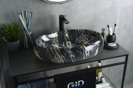 Накладная раковина GID MNC163 59х40 фото