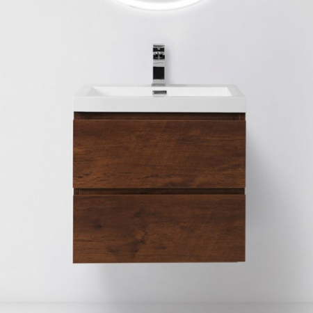 Тумба под раковину BelBagno Luce LUCE-600-2C-SO-PL Polissandro фото