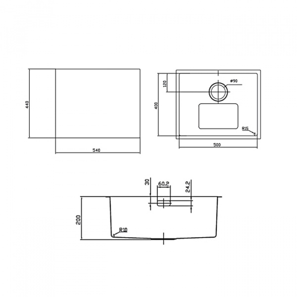 Мойка кухонная Iddis Edifice EDI54B0i77 фото
