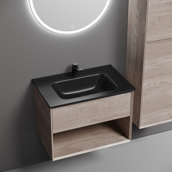 Тумба под раковину Sancos Marmi 1.0 MR1.070EG дуб галифакс натуральный фото