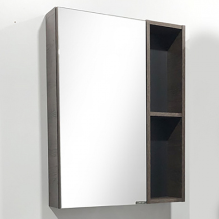 Зеркало-шкаф Comforty Франкфурт-60 дуб шоколадно-коричневый фото