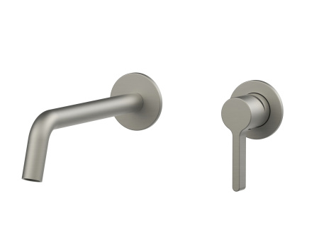 Настенный смеситель для раковины Vincea Villa VBFW-1VL1BN брашированный никель фото