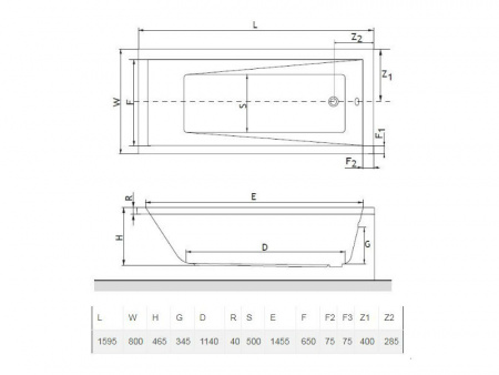 Акриловая ванна Excellent Wave 160x80 WAEX.WAV160.80WH фото