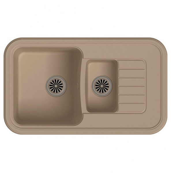 Мойка кухонная Ewigstein Antik A- 60KF крем фото