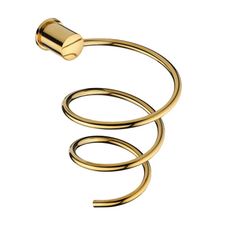 Держатель фена WasserKRAFT K-1080POLISHED GOLD глянцевое золото фото