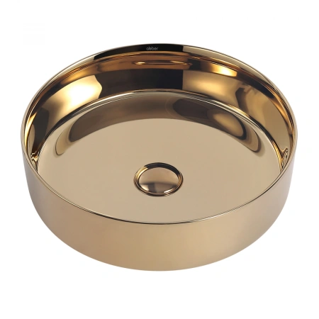 Накладная раковина Abber Bequem AC2109GG 40x40 золото фото