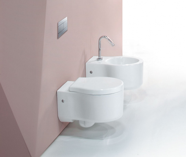 Биде подвесное Jacob Delafon Formilia Viragio E4792 с сиденьем soft close фото