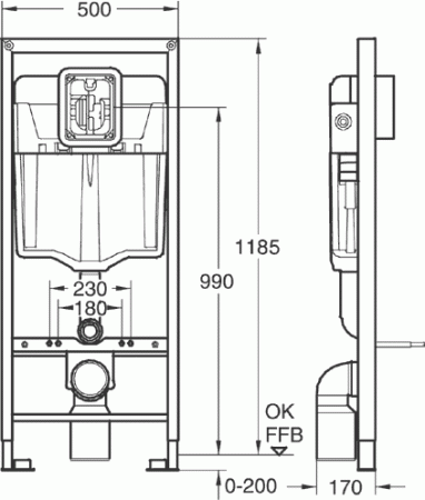 Инсталляция для унитаза Grohe Rapid SL 38528001 фото