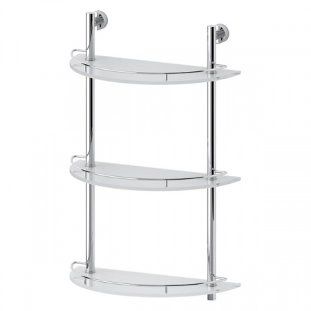 Полка полукруглая с ограничителем тройная FBS Nostalgy NOS 082 40 см фото