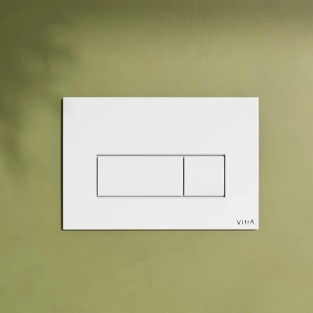 Клавиша смыва VitrA Root Square 740-2300 белая глянцевая фото