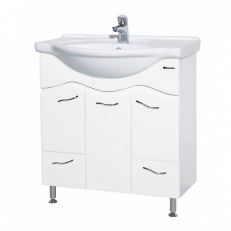 Тумба под раковину Bellezza Мари-75 белая фото