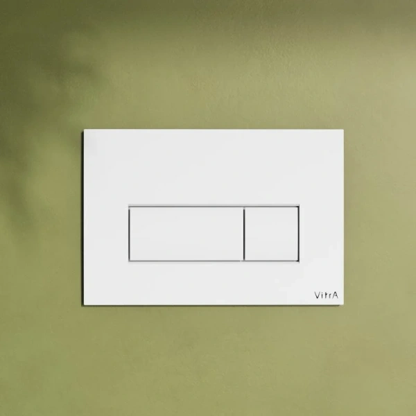 Клавиша смыва VitrA Root Square 740-2300 белая глянцевая фото