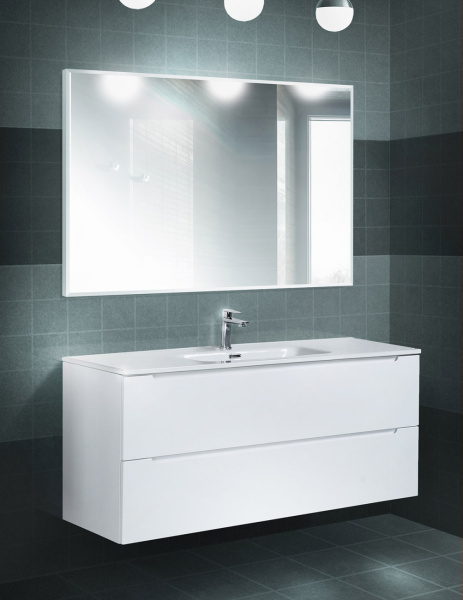 Зеркало в алюминиевой раме BelBagno SPC-AL-1200-800 120x80 сатин фото