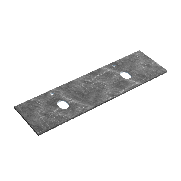 Столешница с отверстием под смеситель Sancos TT160A1X 160 см, black sky фото