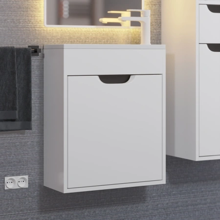 Тумба под раковину Uperwood Modul 50 2930205359 белая/черная фото