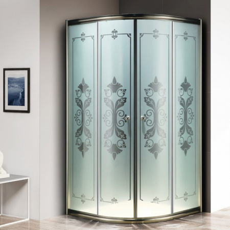 Душевой уголок Cezares Giubileo GIUBILEO-R-2-100-SCORREVOLE-PP-Cr 100х100 фото