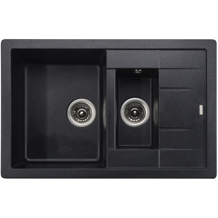 Мойка кухонная Kaiser KG2M-7850-BP черный мрамор фото