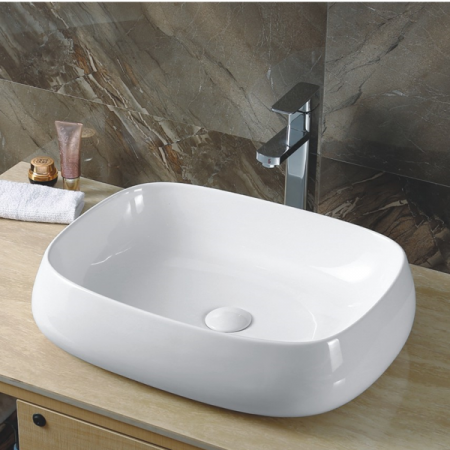 Накладная раковина CeramaLux N 9243 56х42 фото