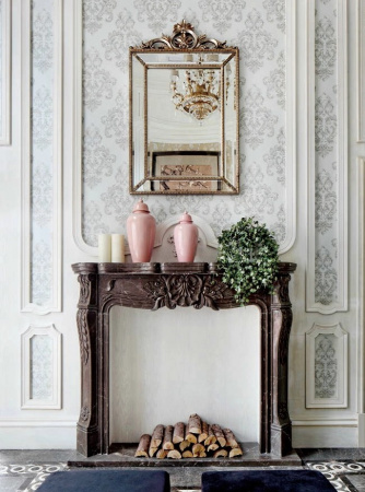 Зеркало в раме Art-Zerkalo Ambren Gold FA030GL 90x144 см фото