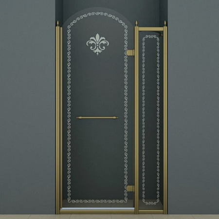 Душевая дверь Cezares Retro RETRO-B-12-120-CP-Br-L 120 см бронза L фото