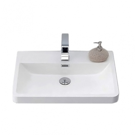 Мебельная раковина BelBagno Piramide PIR-650-LVB 65 белая фото